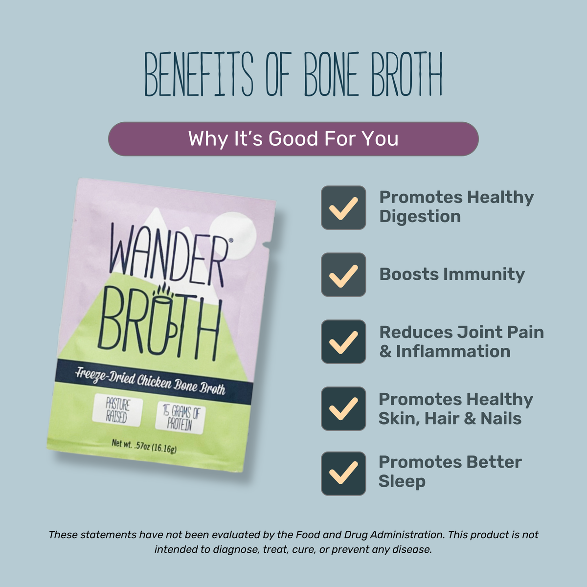 Organic Pasture-Raised Chicken Bone Broth