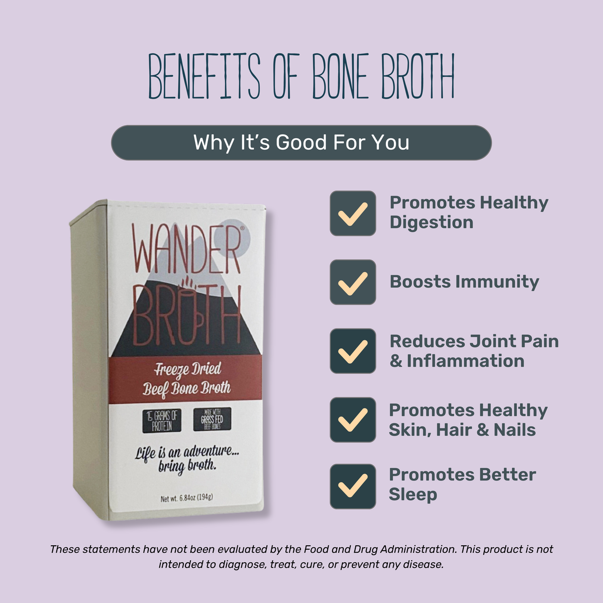 Grass-Fed Beef Bone Broth - Bulk